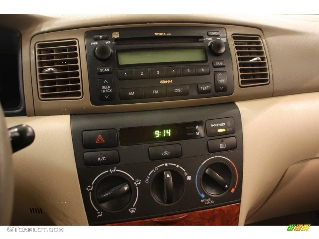 2006 Corolla LE - Indigo Ink Pearl / Beige photo #9