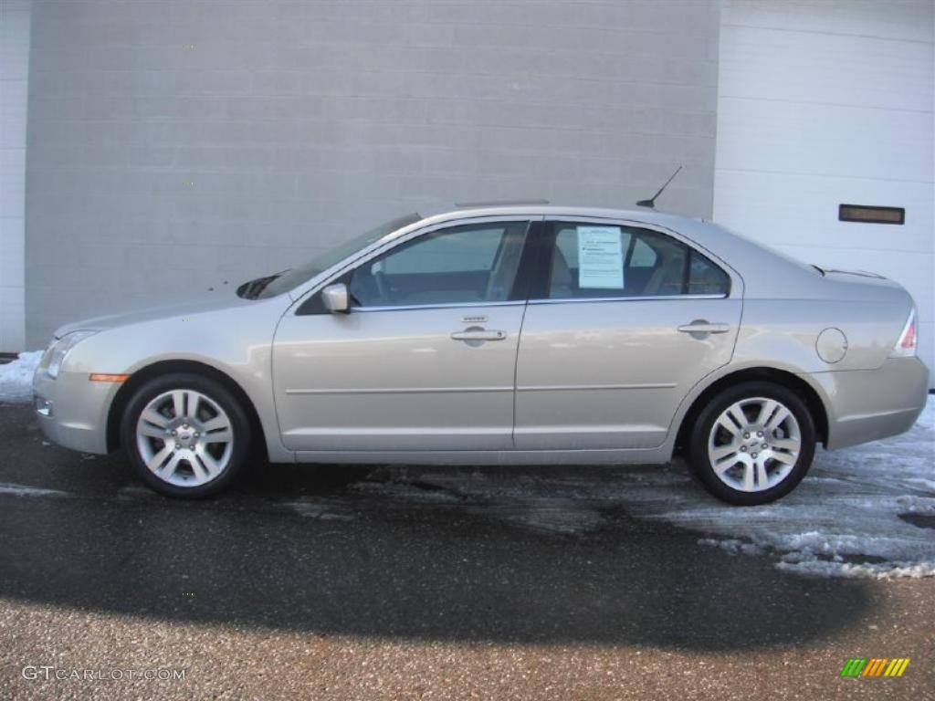 2009 Fusion SEL V6 - Smokestone Metallic / Camel photo #3