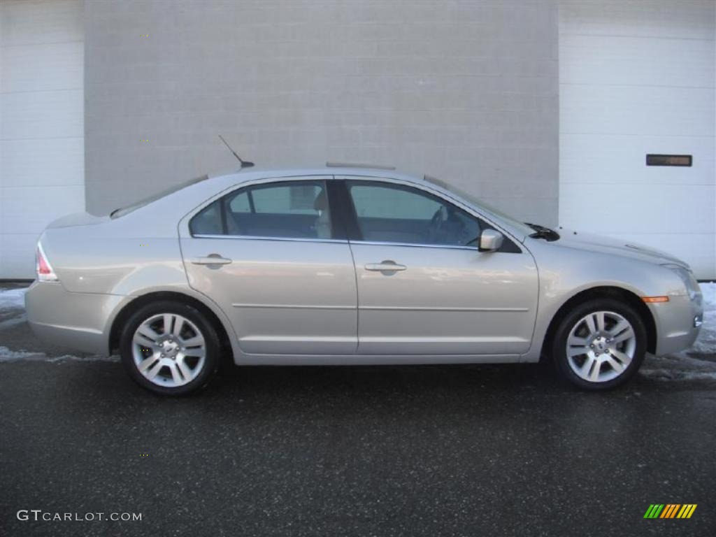 2009 Fusion SEL V6 - Smokestone Metallic / Camel photo #4