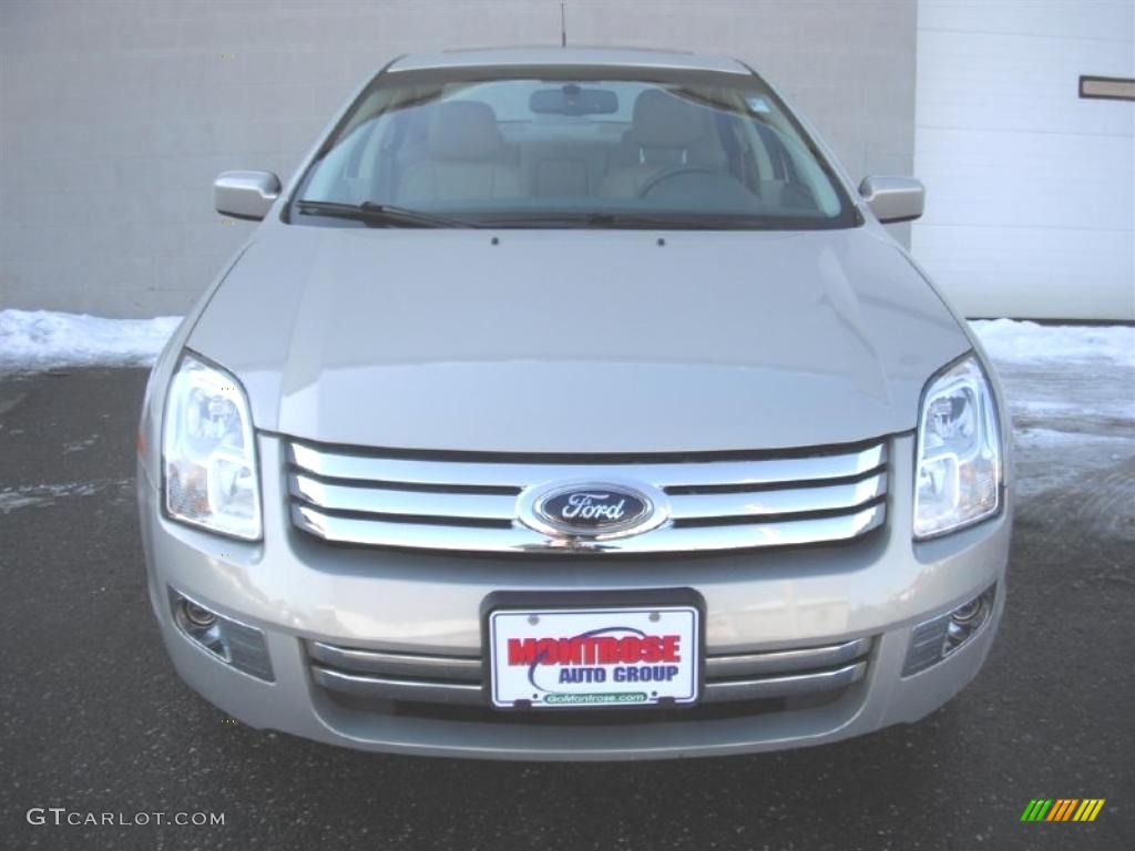 2009 Fusion SEL V6 - Smokestone Metallic / Camel photo #7