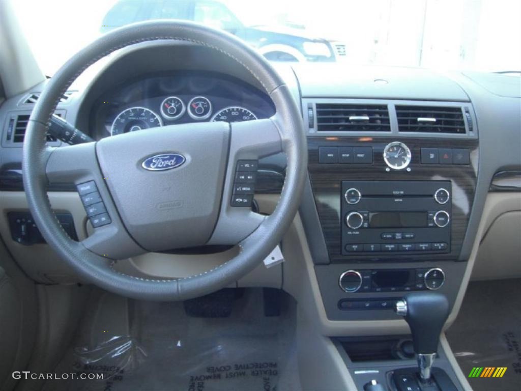 2009 Fusion SEL V6 - Smokestone Metallic / Camel photo #18