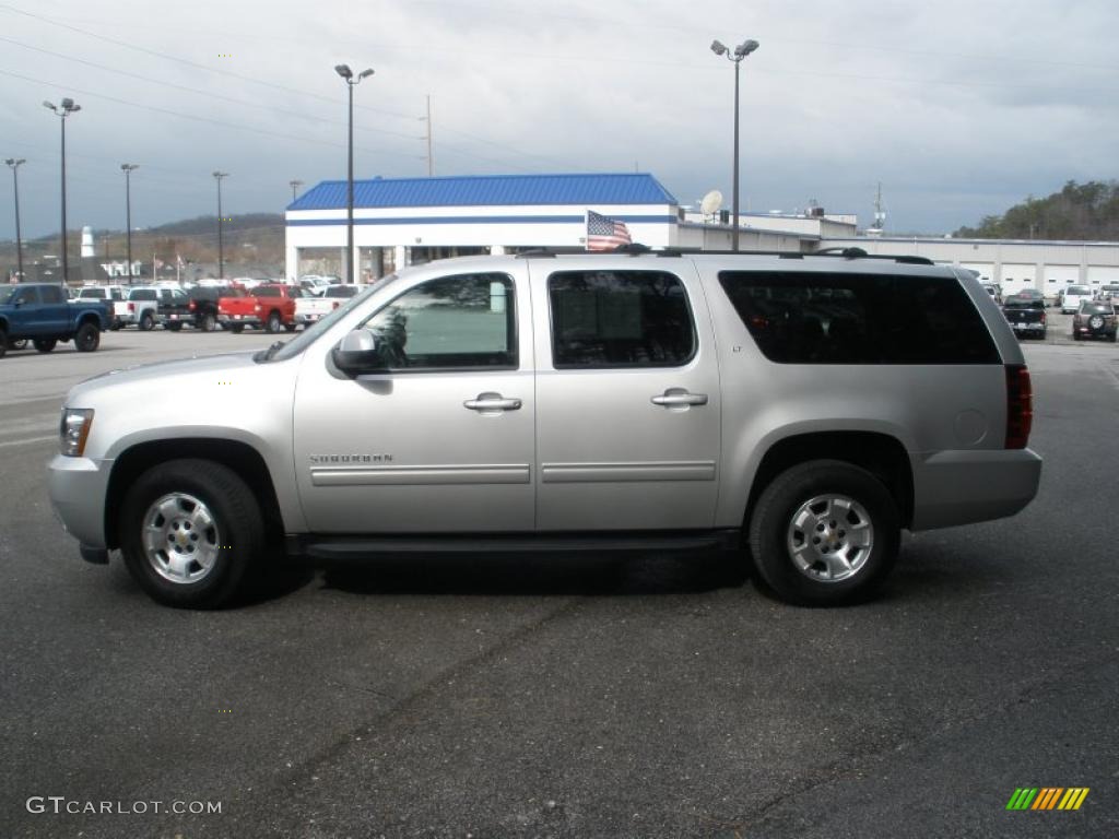 Sheer Silver Metallic 2010 Chevrolet Suburban LT Exterior Photo #44941276