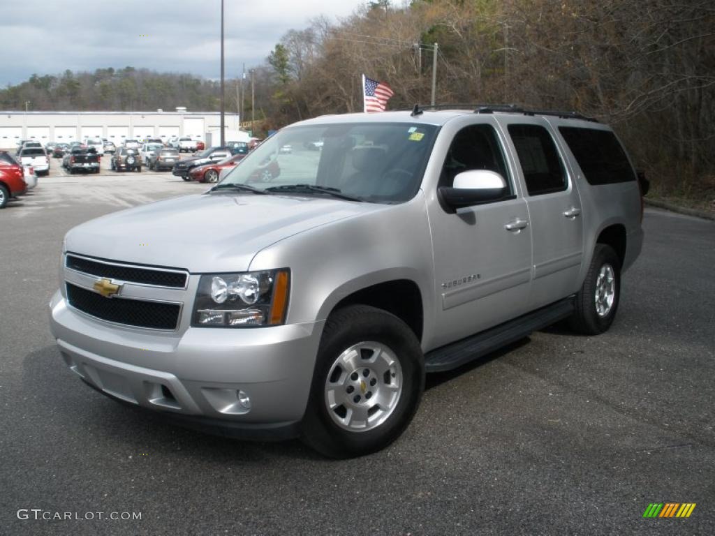 Sheer Silver Metallic 2010 Chevrolet Suburban LT Exterior Photo #44941293