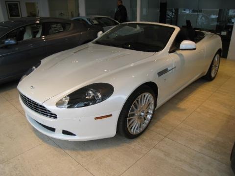Morning Frost White Aston Martin DB9 in 2011 Morning Frost White