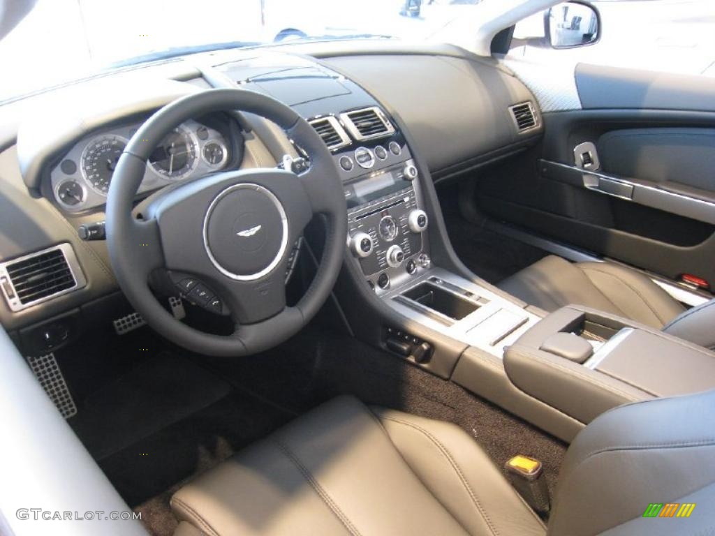 Obsidian Black Interior 2011 Aston Martin DB9 Volante Photo #44945737