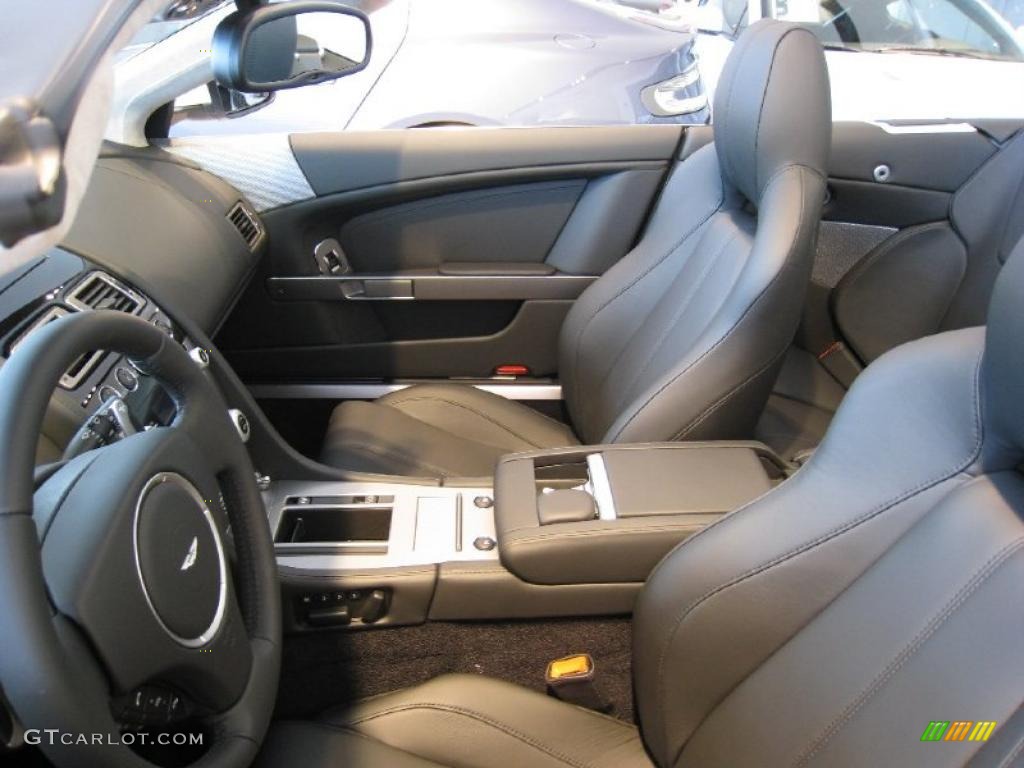 Obsidian Black Interior 2011 Aston Martin DB9 Volante Photo #44945753