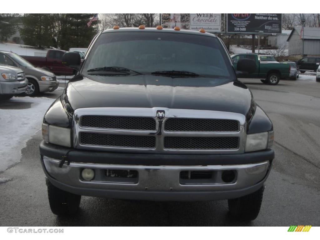 2000 Ram 3500 SLT Extended Cab 4x4 Dually - Black / Mist Gray photo #25