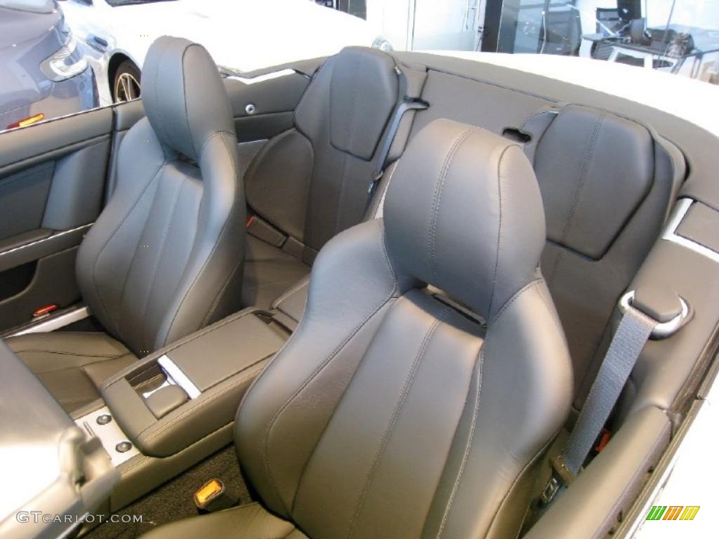 Obsidian Black Interior 2011 Aston Martin DB9 Volante Photo #44945773