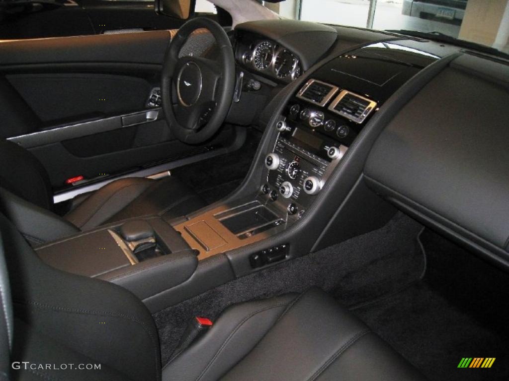 Obsidian Black Interior 2011 Aston Martin DB9 Volante Photo #44945793