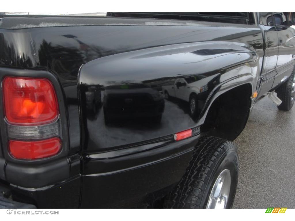 2000 Ram 3500 SLT Extended Cab 4x4 Dually - Black / Mist Gray photo #28