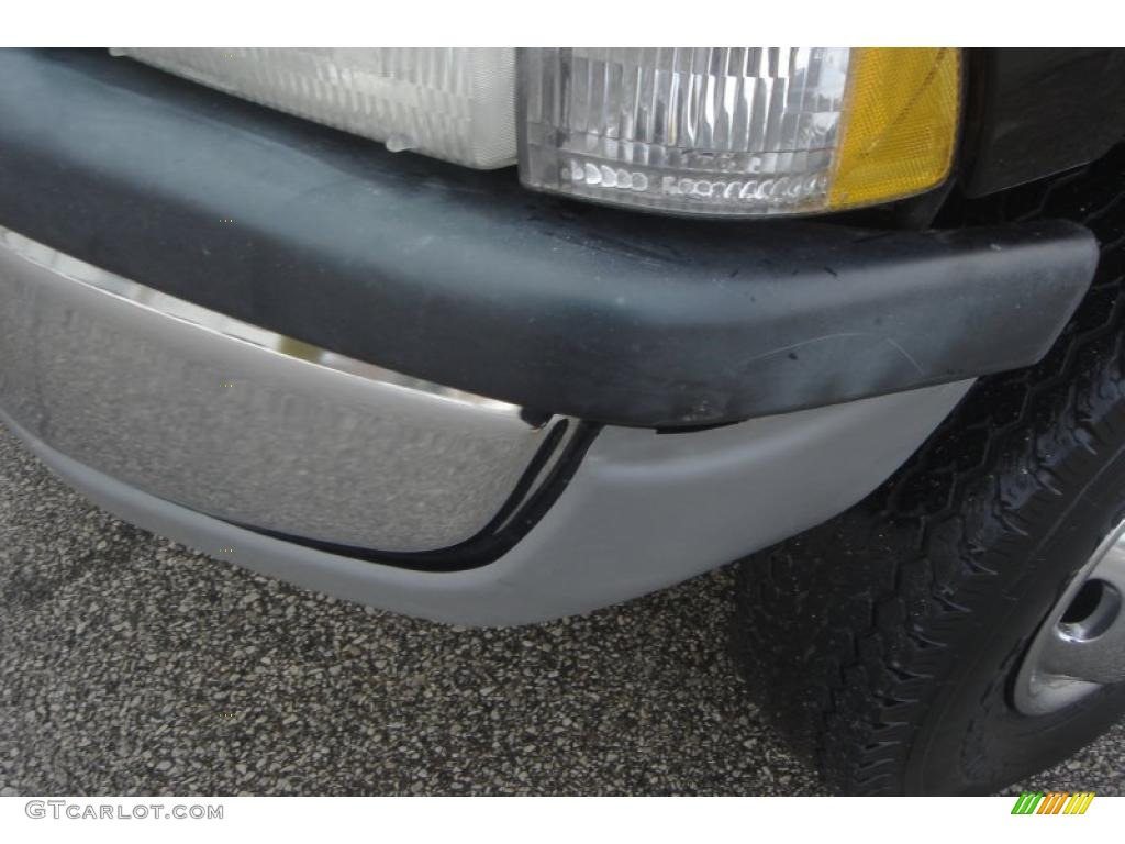2000 Ram 3500 SLT Extended Cab 4x4 Dually - Black / Mist Gray photo #36