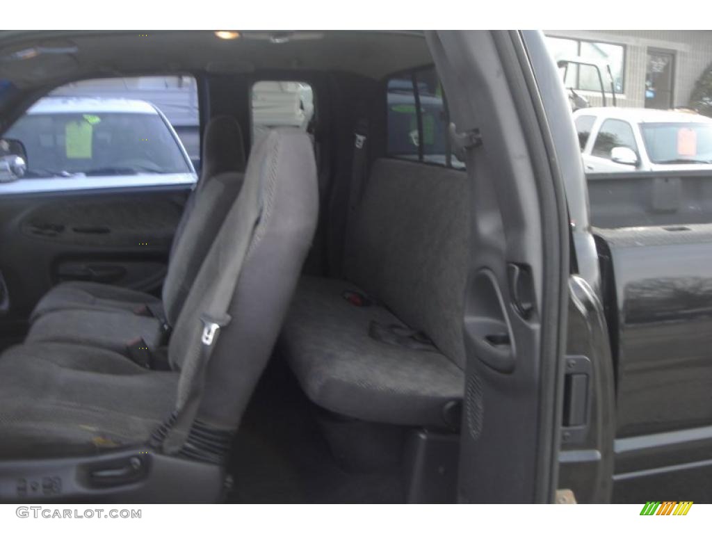 2000 Ram 3500 SLT Extended Cab 4x4 Dually - Black / Mist Gray photo #45