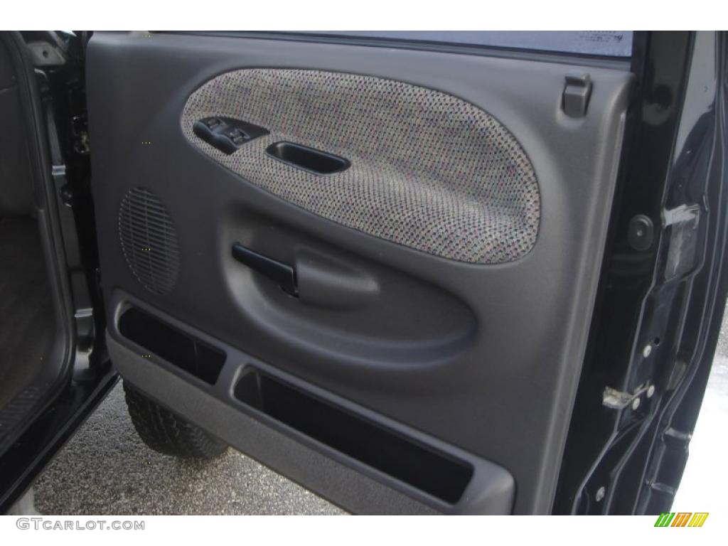 2000 Ram 3500 SLT Extended Cab 4x4 Dually - Black / Mist Gray photo #50
