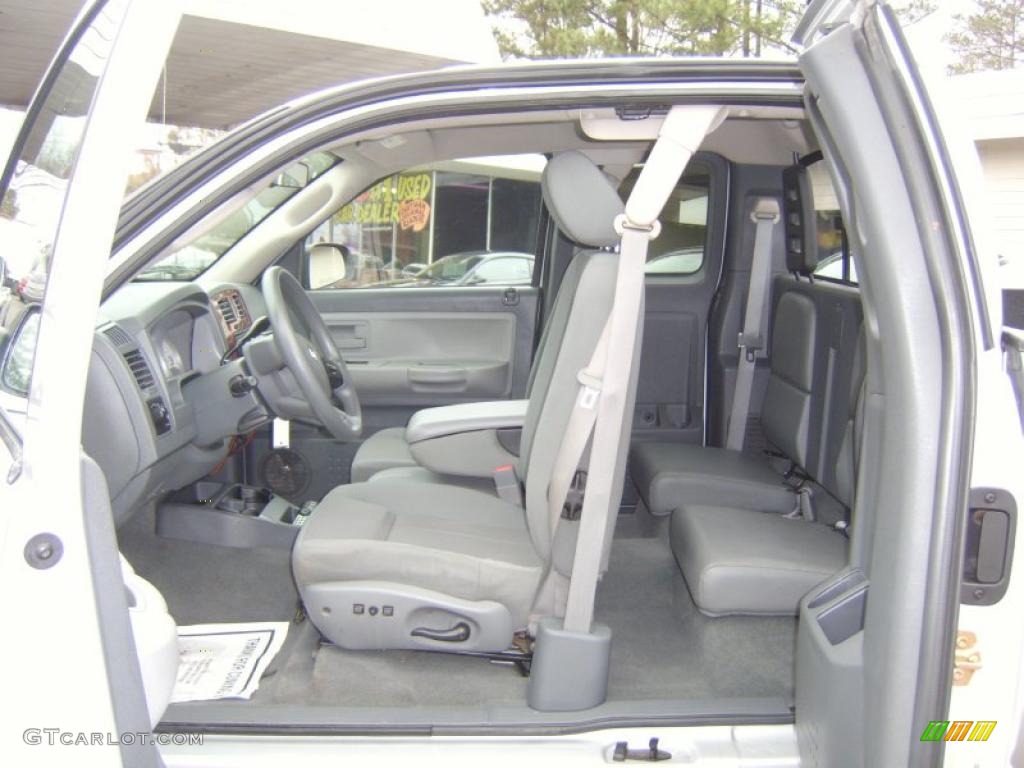 Medium Slate Gray Interior 2005 Dodge Dakota SLT Club Cab Photo #44946245