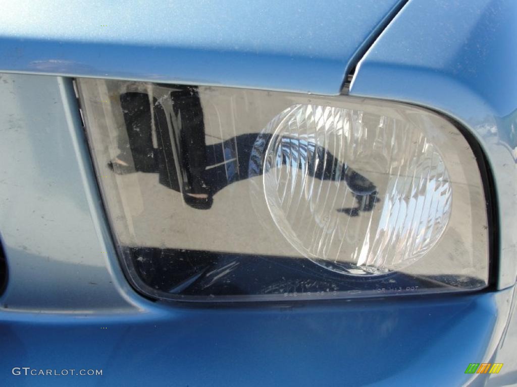 2006 Mustang GT Premium Coupe - Windveil Blue Metallic / Light Graphite photo #10