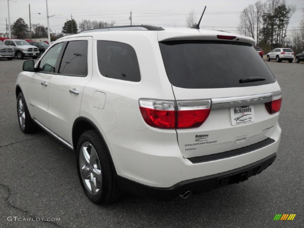 Stone White 2011 Dodge Durango Citadel 4x4 Exterior Photo #44948293