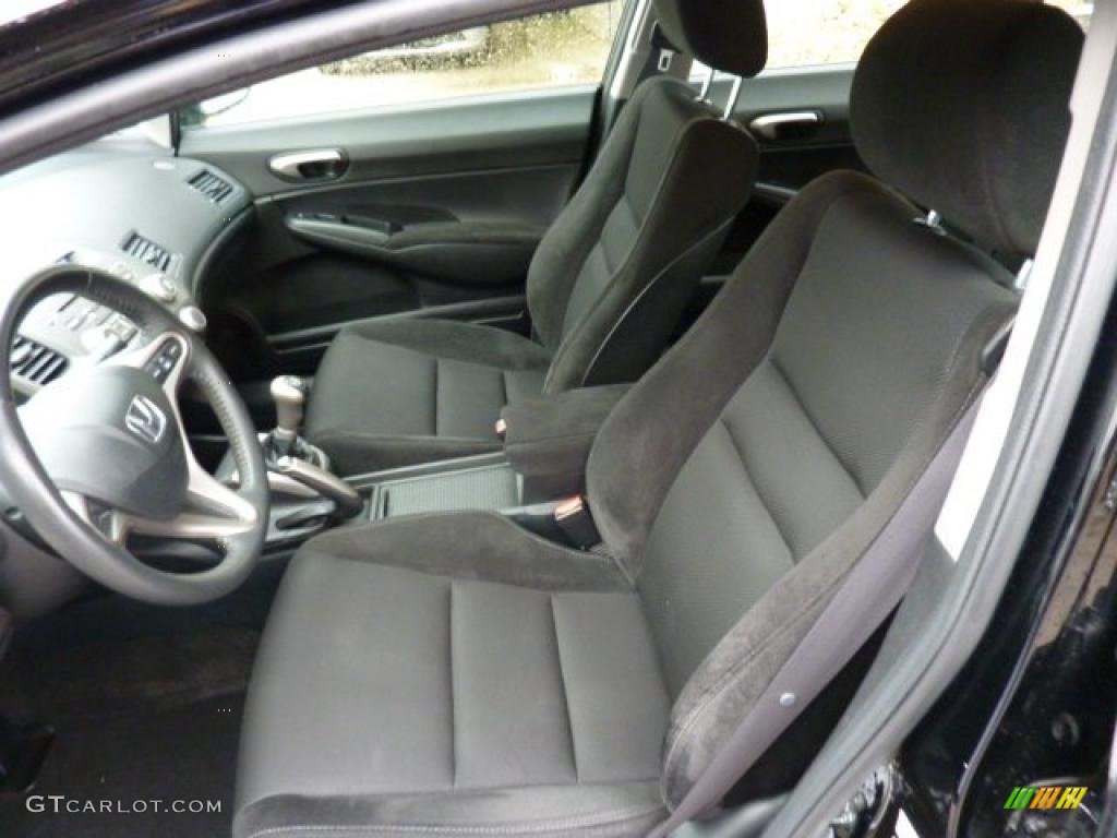 Black Interior 2009 Honda Civic LX-S Sedan Photo #44948549