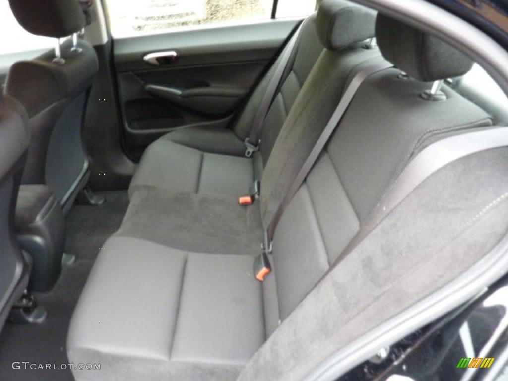 Black Interior 2009 Honda Civic LX-S Sedan Photo #44948569