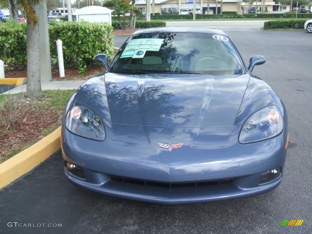 Supersonic Blue Metallic 2011 Chevrolet Corvette Coupe Exterior Photo #44949469
