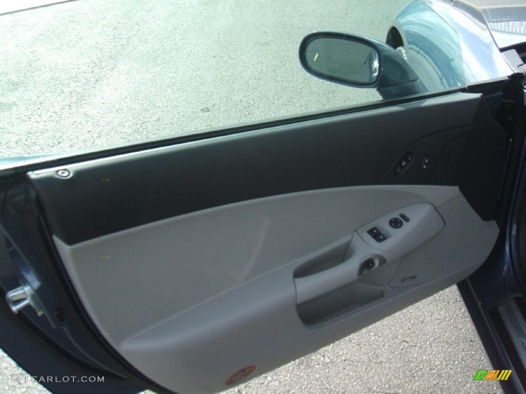 2011 Chevrolet Corvette Coupe Ebony Black/Titanium Door Panel Photo #44949569