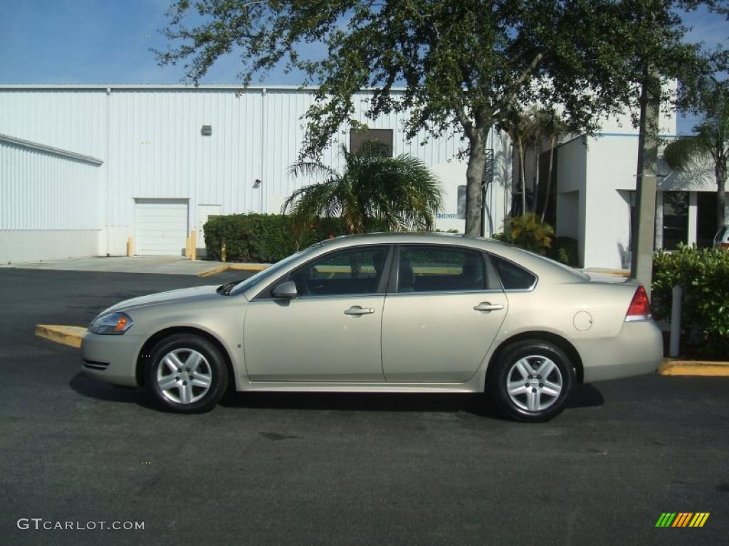 2010 Impala LS - Gold Mist Metallic / Ebony photo #3