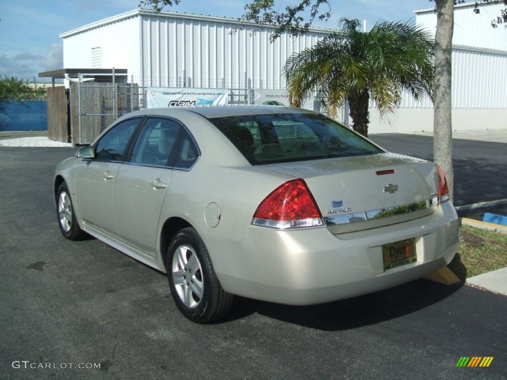 2010 Impala LS - Gold Mist Metallic / Ebony photo #4