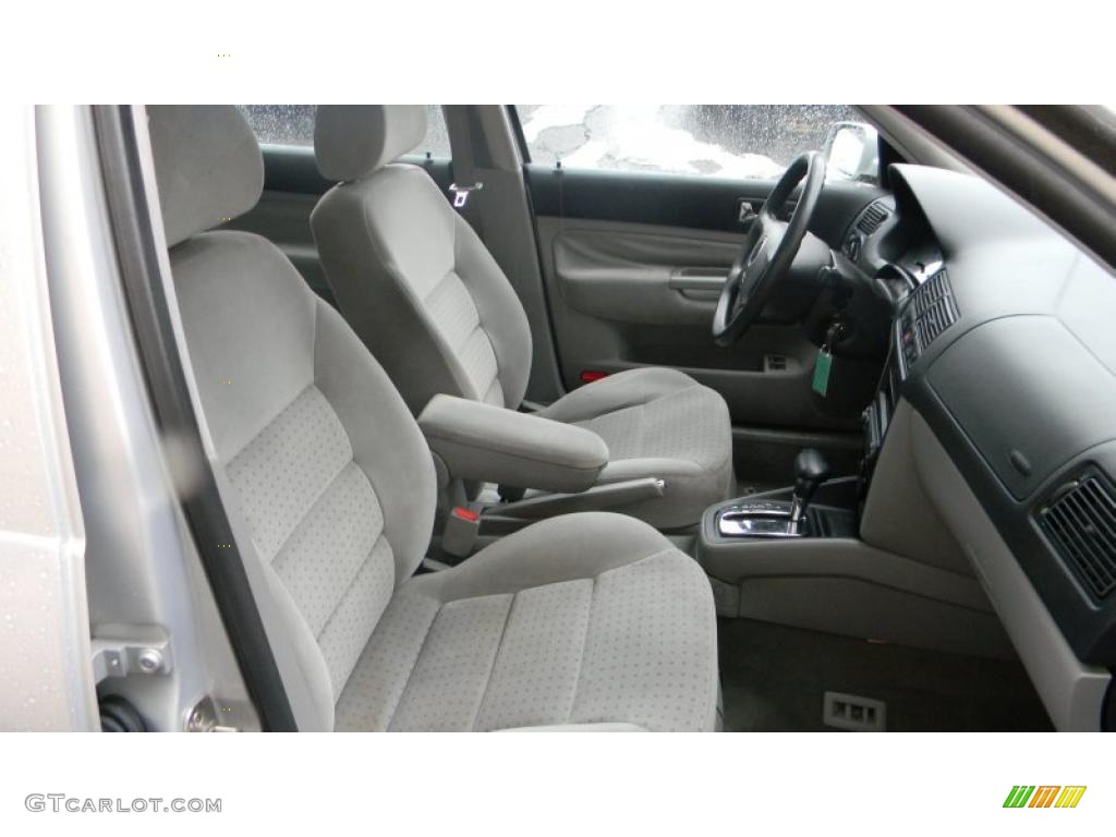 Gray Interior 2000 Volkswagen Golf GLS 4 Door Photo #44951146