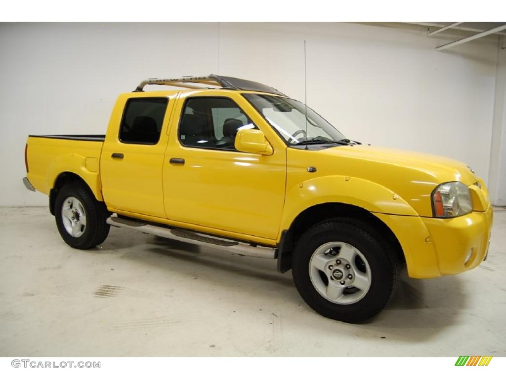2002 Nissan frontier yellow #7