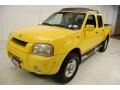 2002 Solar Yellow Nissan Frontier SE Crew Cab  photo #9