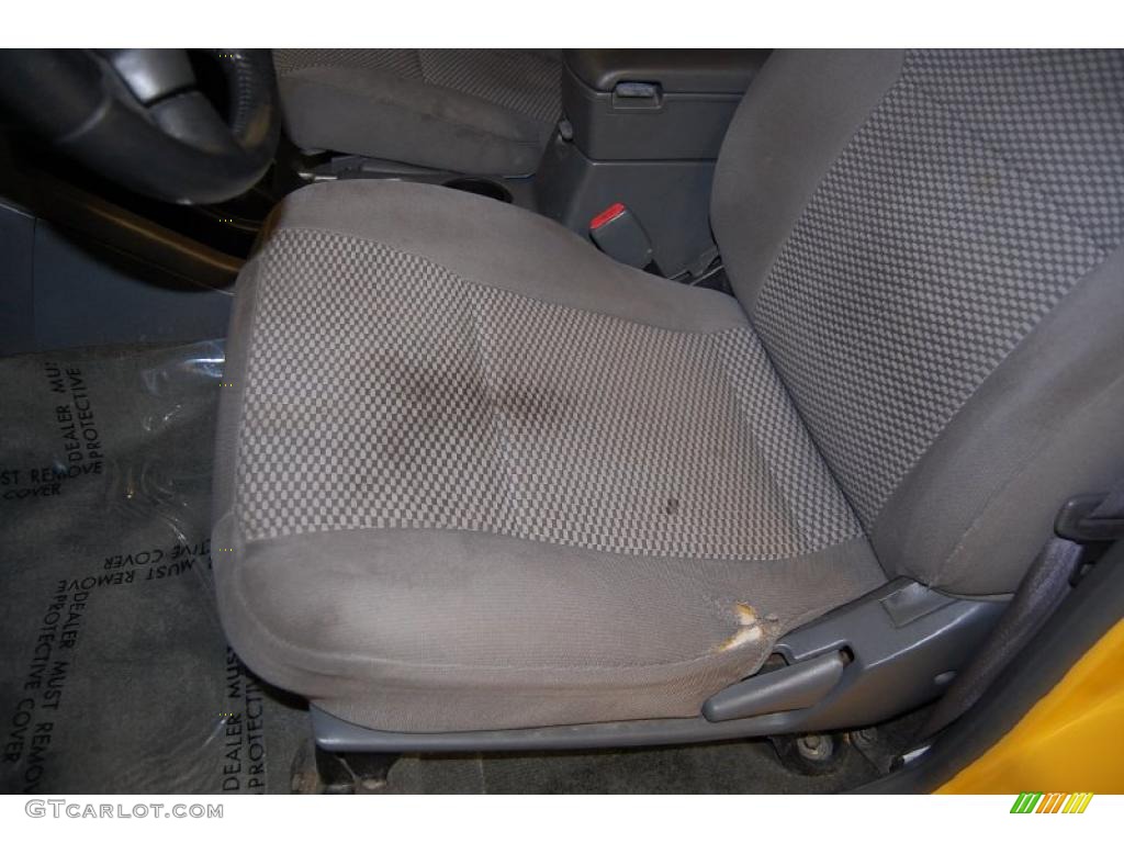 2002 Frontier SE Crew Cab - Solar Yellow / Charcoal photo #19