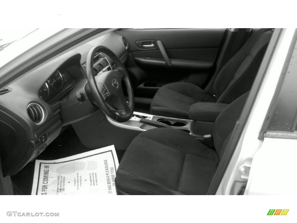 Black Interior 2007 Mazda MAZDA6 i Touring Hatchback Photo #44951930