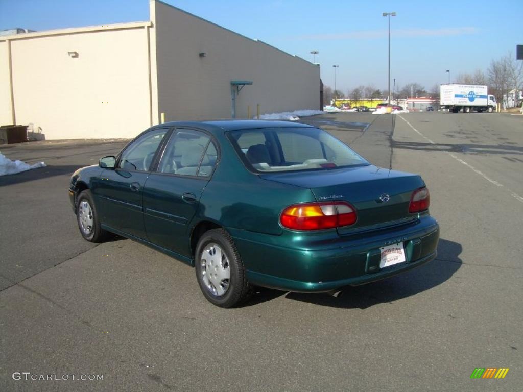 1998 Malibu Sedan - Dark Jade Green Metallic / Medum Gray photo #6