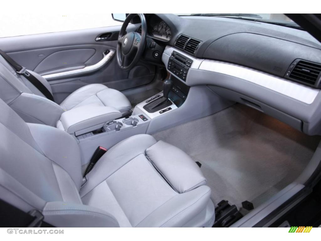 2004 3 Series 325i Convertible - Jet Black / Grey photo #8