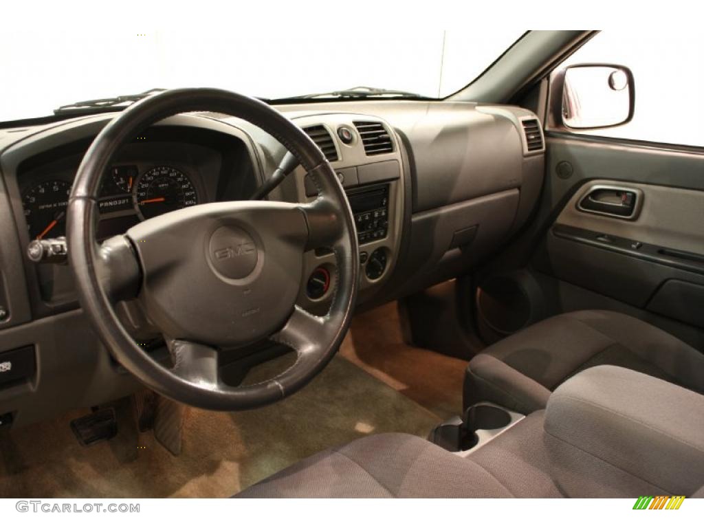 Dark Pewter Interior 2005 GMC Canyon SL Extended Cab Photo #44959858