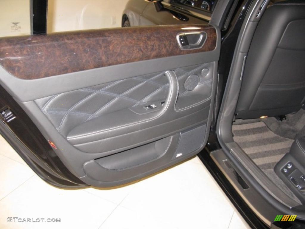 2009 Bentley Continental Flying Spur Speed Beluga Door Panel Photo #44959924