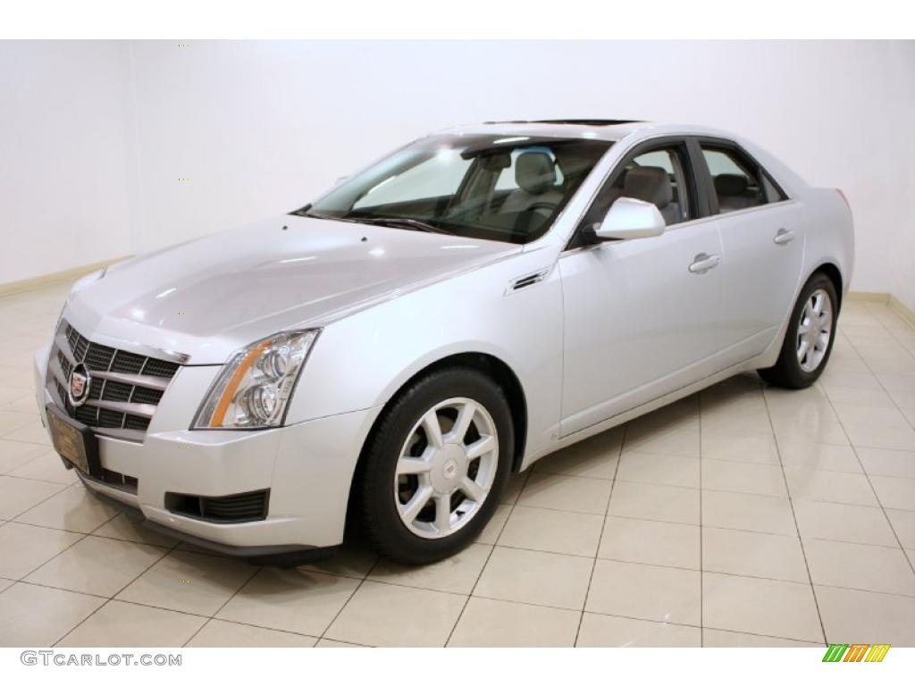 2009 CTS 4 AWD Sedan - Radiant Silver / Light Titanium/Ebony photo #3