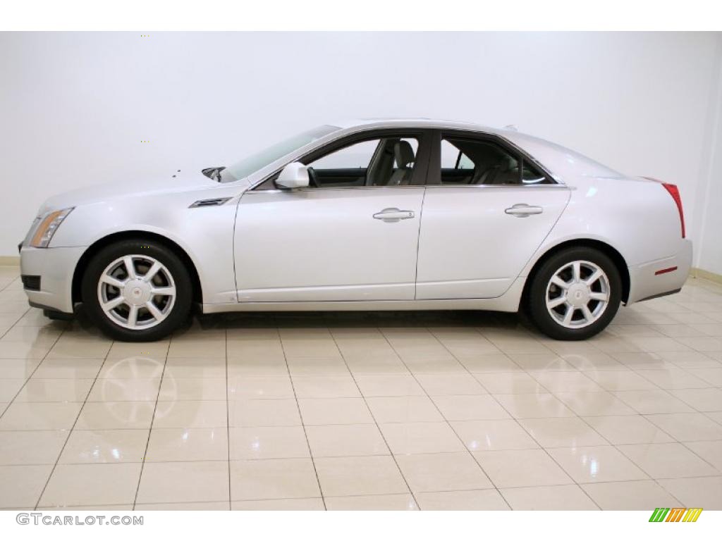 2009 CTS 4 AWD Sedan - Radiant Silver / Light Titanium/Ebony photo #4