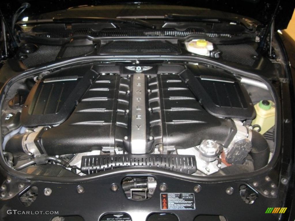2009 Bentley Continental Flying Spur Speed 6.0 Liter Twin-Turbocharged DOHC 48-Valve VVT W12 Engine Photo #44960105