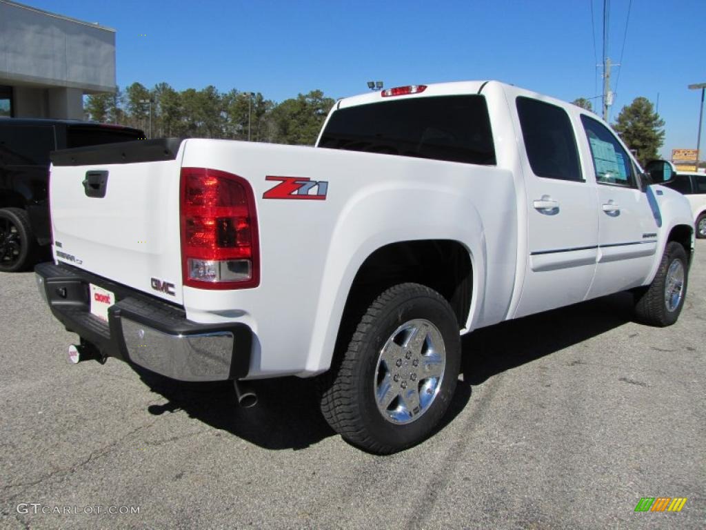 Summit White 2011 GMC Sierra 1500 SLT Crew Cab Exterior Photo #44960255