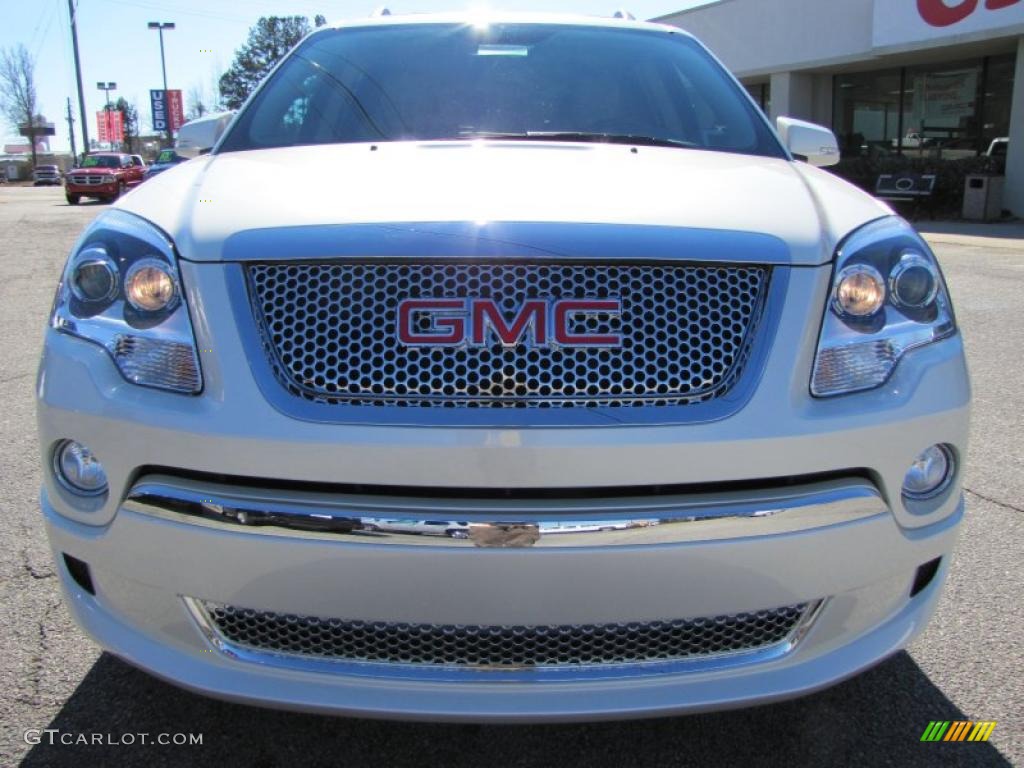White Diamond Tintcoat 2011 GMC Acadia Denali Exterior Photo #44960538