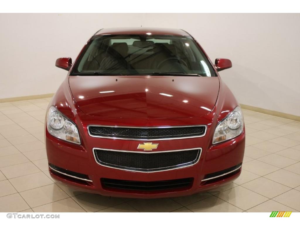 2008 Malibu LT Sedan - Red Jewel Tint Coat / Ebony photo #2