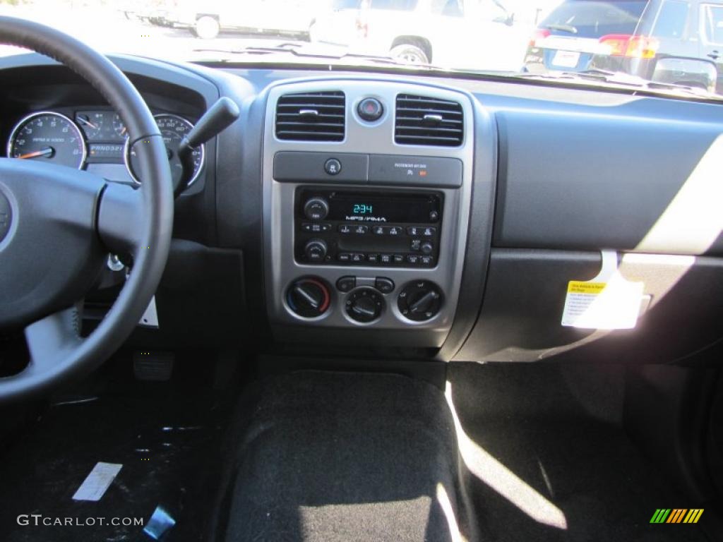 2011 GMC Canyon SLE Crew Cab Ebony Dashboard Photo #44962001