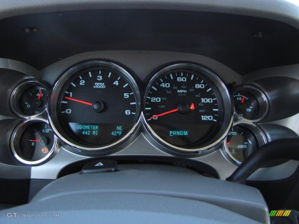 2011 GMC Sierra 1500 SLE Crew Cab 4x4 Gauges Photo #44962353
