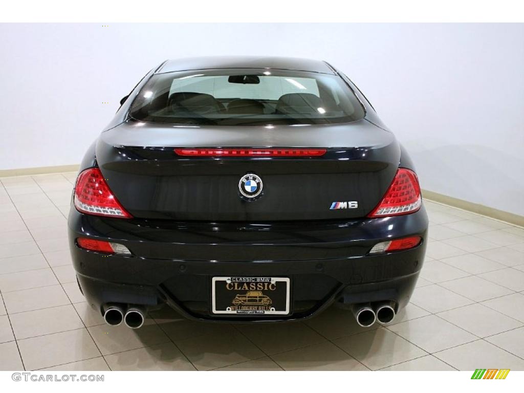 2010 M6 Coupe - Carbon Black Metallic / Black photo #6