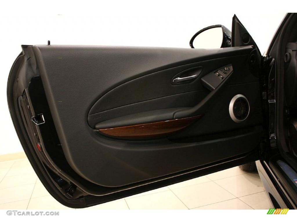 2010 BMW M6 Coupe Black Door Panel Photo #44963397