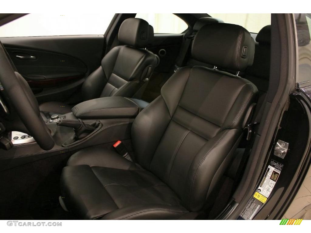 Black Interior 2010 BMW M6 Coupe Photo #44963453