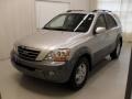 Bright Silver 2008 Kia Sorento EX