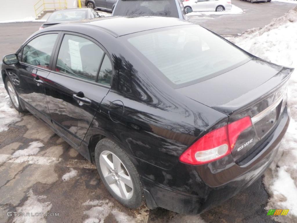 Crystal Black Pearl 2010 Honda Civic LX-S Sedan Exterior Photo #44967069