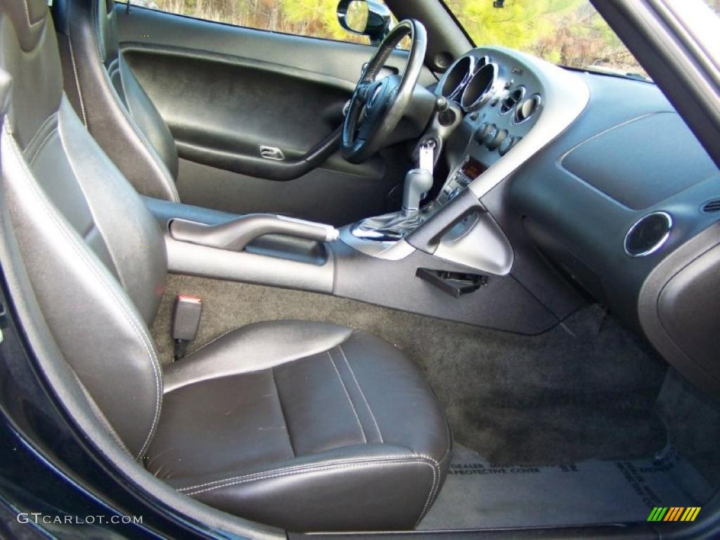 Ebony Interior 2006 Pontiac Solstice Roadster Photo #44967641
