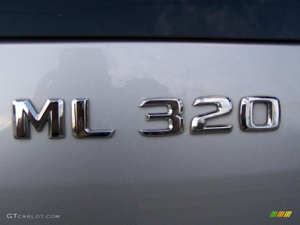 2002 ML 320 4Matic - Brilliant Silver Metallic / Ash photo #45
